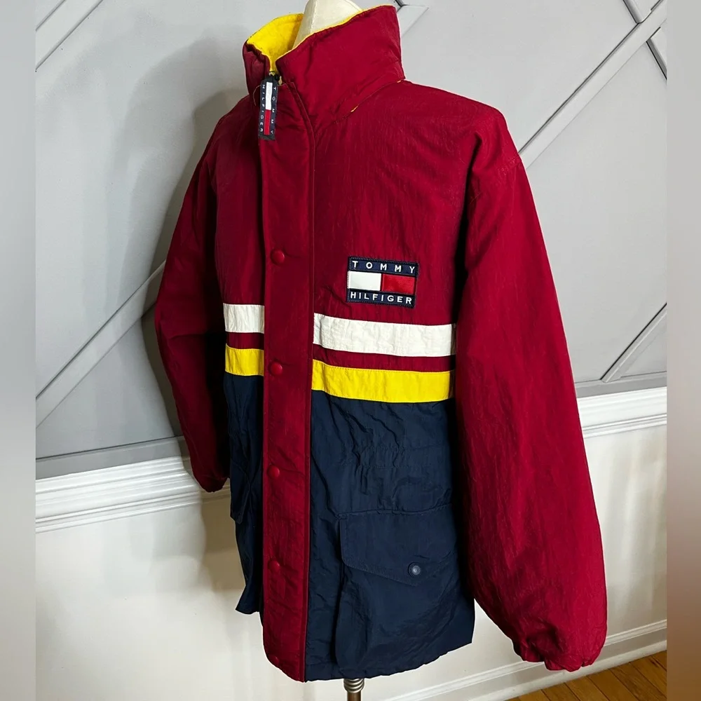 Tommy Hilfiger Y2K Vintage Jacket Multicolor Sz XL